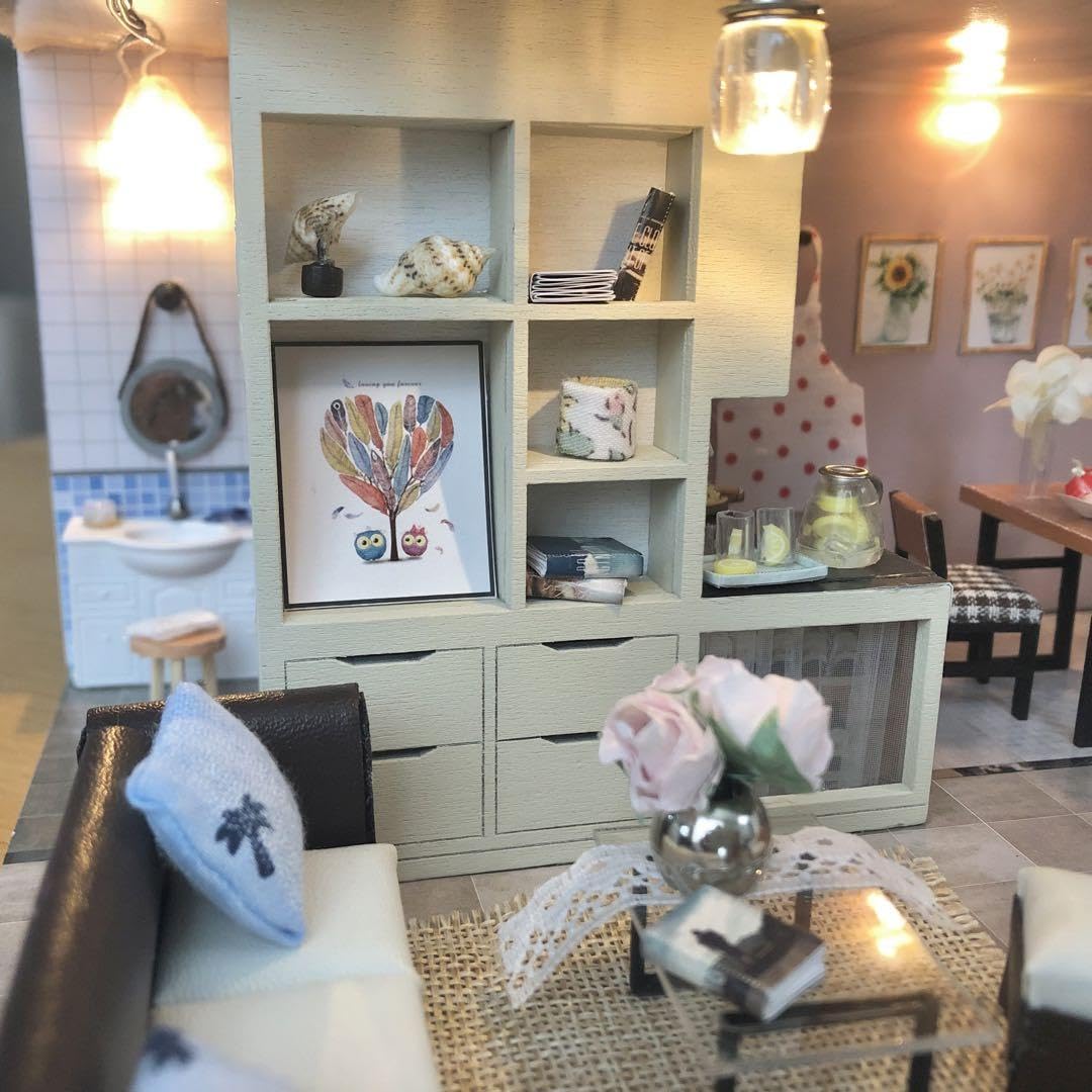 ミニチュアドールハウス　完成品　オシャレな北欧風ハウス❤︎ Amazon.co.jp: ミニチュアドールハウス 完成品 北欧風ハウス︎ : Toys